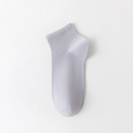 Men's Breathable Deodorant Sweat-absorbent Antibacterial Cotton Boat Socks