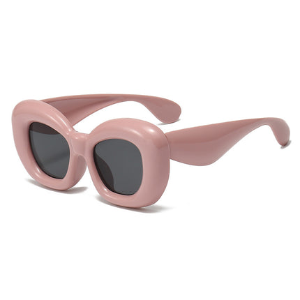 Women's Fashion Trendy Concave Shape Outdoor Sports and Leisure Sunscreen Sunglasses