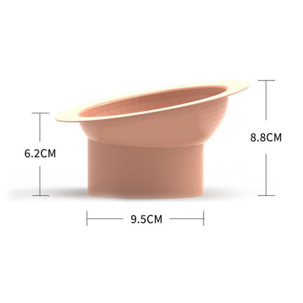 Wholesale Cat Bowl Tall Food Bowl Slanted Mouth Plastic Drinking Bowl Pet Supplies