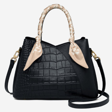 Women's Genuine Leather Large Capacity Crossbody Bag Shoulder Bag Handbag 