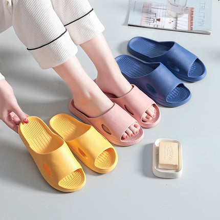 Wholesale Men's/Women's Summer Indoor Non-slip Thick-soled Bathroom Slippers 