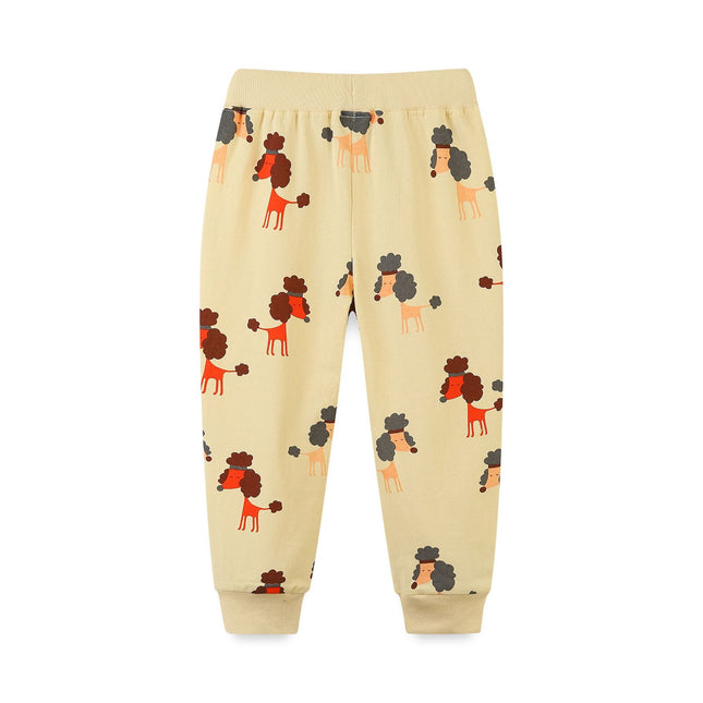 Wholesale Boys Autumn Cartoon Printed Cute Sports Joggers