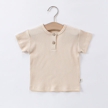 Wholesale Infants Baby Top Summer Short Sleeve T-shirt