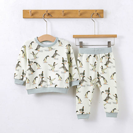 Baby Spring Baby Hoodies Joggers Two-piece Set Kids Clothes