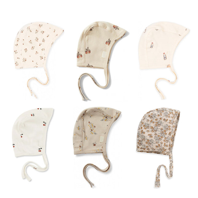 Wholesale Baby Hat Autumn and Winter Newborn Earmuffs Baby Hat Cute Cotton Printed Hat