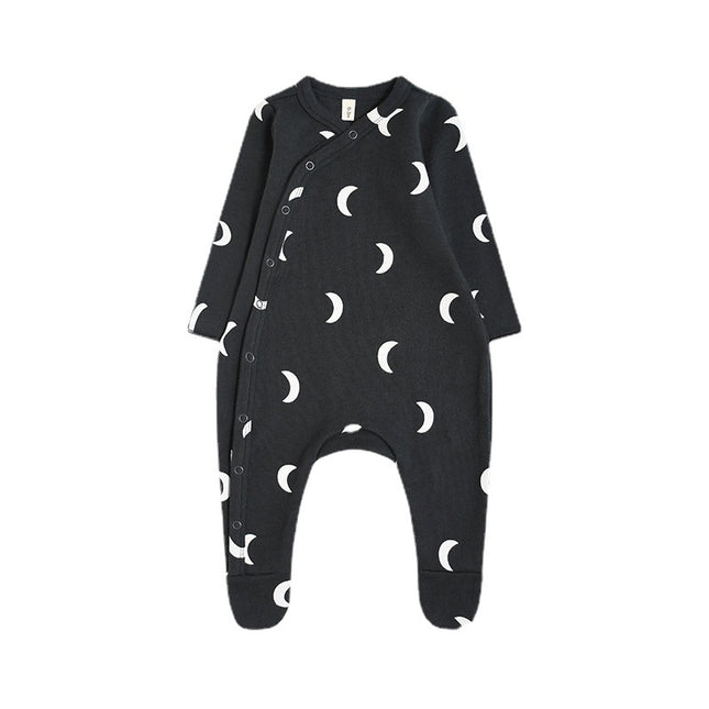 Infant Long Sleeve Onesie Babygrow Newborn Baby Side-snap Romper