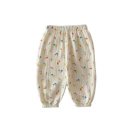 Newborn Baby Summer Cotton Bloomers Cute Thin Pants