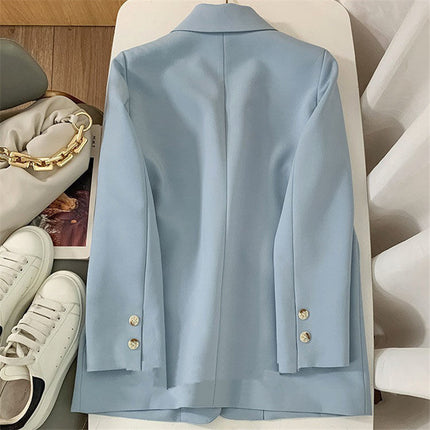 Wholesale Women's Autumn Loose Casual Two Button Blazer Top