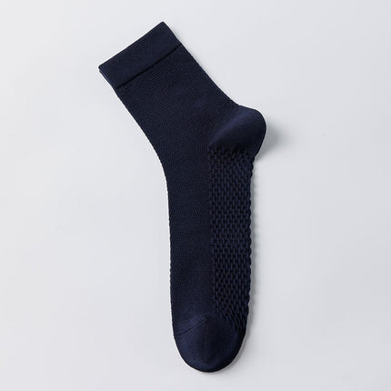 Wholesale Men's Summer Anti-odor Antibacterial and Sweat-absorbent Cotton Mid-calf Socks