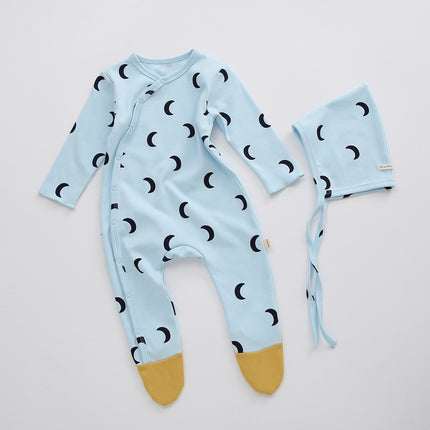 Newborn Baby Spring Cotton Babygrow Infant Long-sleeved Romper