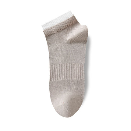 Wholesale Men's Summer Pure Cotton Sports Breathable Mesh Crew Socks