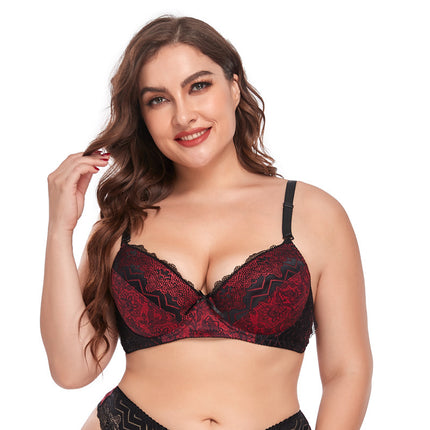 Wholesale Women's Plus Size Full Cup Push Up Sexy Bra Underwear