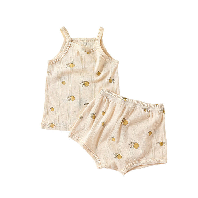 Wholesale Toddler Baby Summer Tank Shorts Two-piece Set