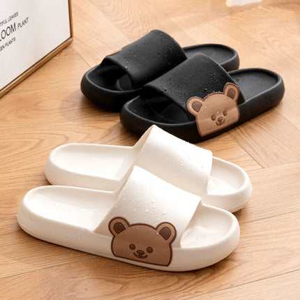 Wholesale Cartoon Cute Deodorant Bathroom Home Thick Soled Slippers