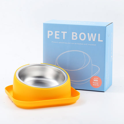 Wholesale Cat Bowl with Slant Mouth Double Bowl Dog Food Bowl Dog Bowl Pet Supplies