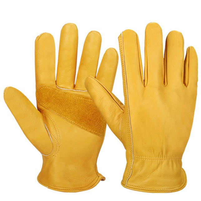 Wholesale Wear-resistant Gardening Maintenance Welding Protection Cowhide Gloves