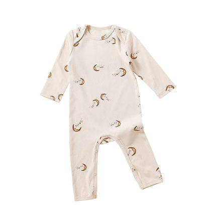 Newborn Baby Spring Onesie Cotton Romper Long-sleeved Babygrow