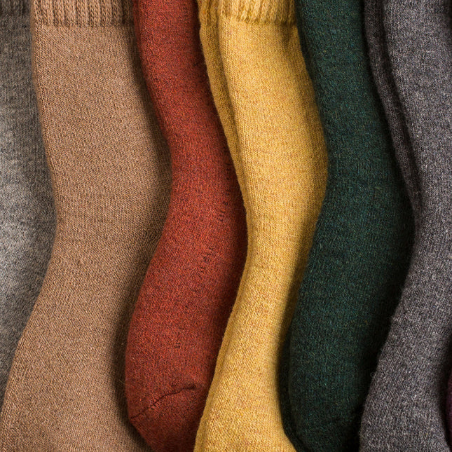 Wholesale Women's Winter Warm Wool Solid Color Thickened Terry Socks