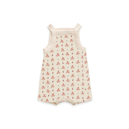 Infant Floral Sling Romper Newborn Baby Summer Shorts Jumpsuit