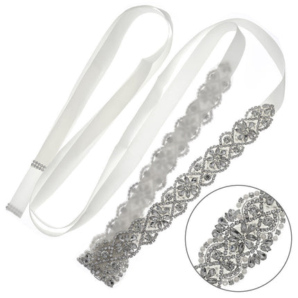 Bridal Waist Accessories Elegant Luxury Rhinestone Wedding Dress Belt