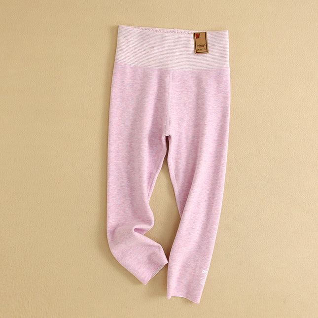 Wholesale Kids Fall Winter Warm Brushed High Waist Thickened Long Johns