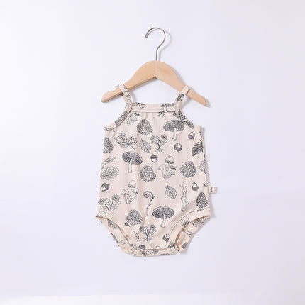 Newborn Summer Sling Thin Babygrow Infant Cotton Triangle Romper Onesie