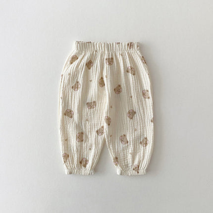 Newborn Baby Summer Cotton Bloomers Cute Thin Pants