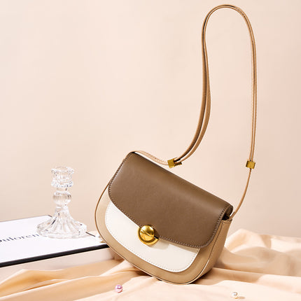 Summer Saddle Bag High-end Textured Shoulder Mini Crossbody Bag