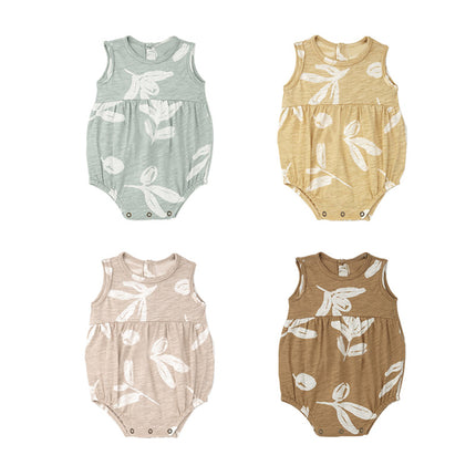 Infants Summer Bodysuit Newborn Baby Sleeveless Triangle Romper