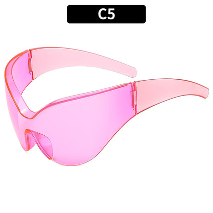 Women's Exaggerated Butterfly Sunscreen Trend Frameless Personalized Sunglasses