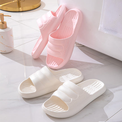 Wholesale Ladies/Men's Indoor Home Summer Non-slip Bathroom Shower Slippers 