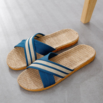 Wholesale Summer Hemp and Linen Household Slippers