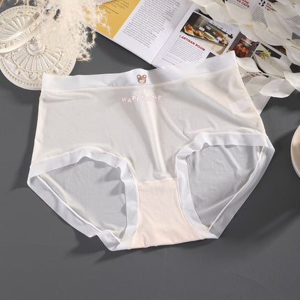 Wholesale Women's Lightweight Silk Antibacterial Traceless Plus Size Underwear