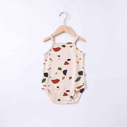 Newborn Summer Sling Thin Babygrow Infant Cotton Triangle Romper Onesie