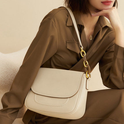 Wholesale Women's Trendy Fashion Crossbody Handbag Shoulder Bag Cowhide Bag 