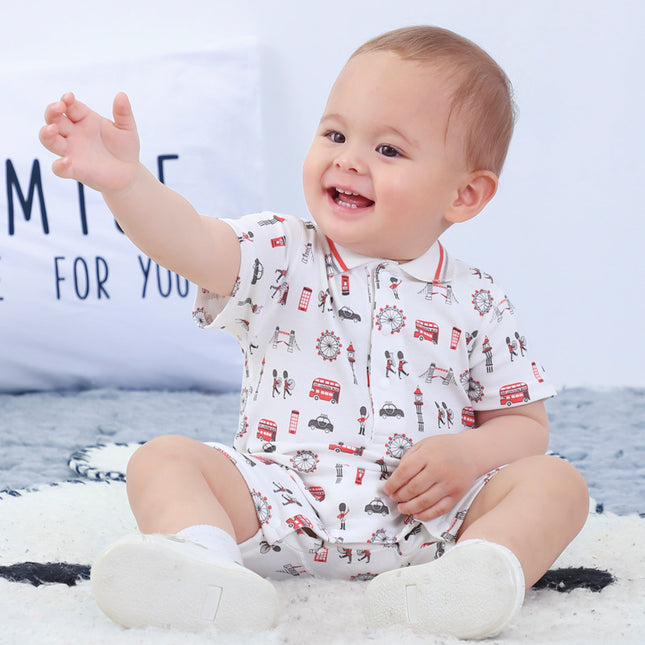 Infants Baby Boys Spring Summer Onesies Newborn Bodysuit