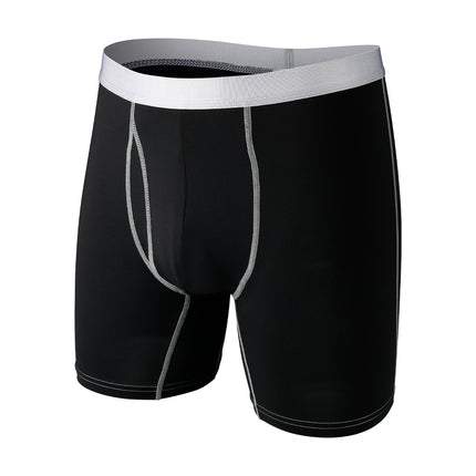 Men's Extended Sports Boxer Briefs Plus Size Quick-drying Underwear