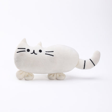 Wholesale Pet Plush Expression Cartoon Cat Shape Toy Teeth Resistant Cat Toy