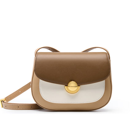 Summer Saddle Bag High-end Textured Shoulder Mini Crossbody Bag