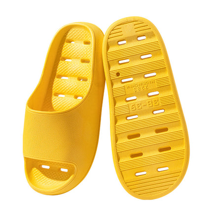 Women's/Men's Summer Bath Non-Slip Breathable Hollow Bathroom Slippers 