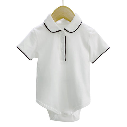 Infant Baby Short-sleeved Bodysuit Summer Half-sleeved Triangle Romper
