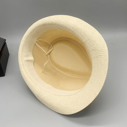 Wholesale Women's Summer Sun Hat Paper Cloth Straw Hat Fashion Panama Hat 