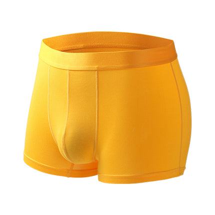 Wholesale Golden Yellow Modal Men's Underwear Boxer Briefs