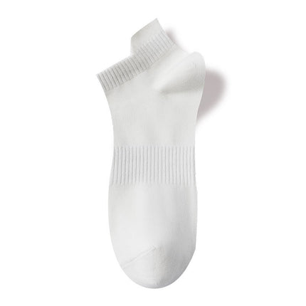 Wholesale Men's Spring Summer Solid Color Breathable Sports Socks