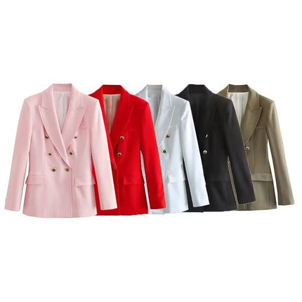 Wholesale Women's Summer Casual Tops Slim Fit Blazers