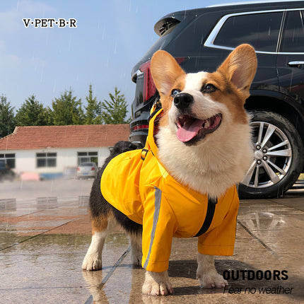 Wholesale Pet Waterproof Raincoat British Dog All-season Outdoor