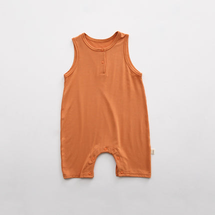 Infant Summer Onesie Modal Vest Thin Shorts Romper