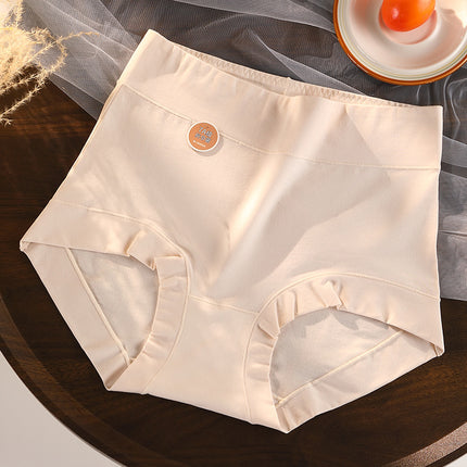 Wholesale Women's Plus Size Antibacterial Crotch High Waist Cotton Underwear