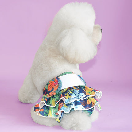 Pet Menstrual Pants Washable Hem Dog Safety Pants Menstrual Period Female Dog Diapers 