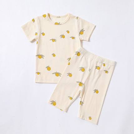 Wholesale Baby Summer Cotton Short Sleeve Two-Piece Set